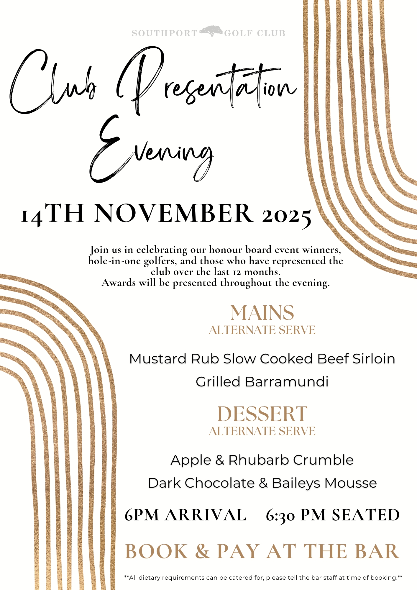 Club Presentation Evening Poster