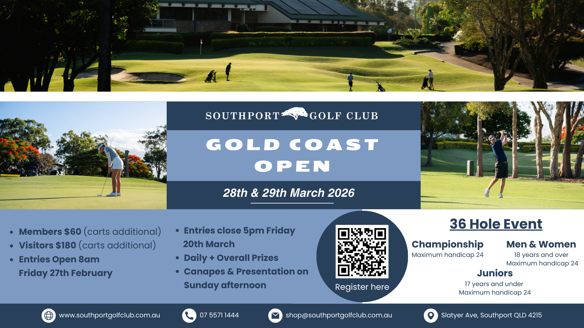 Gold Coast Open 2026 TVs
